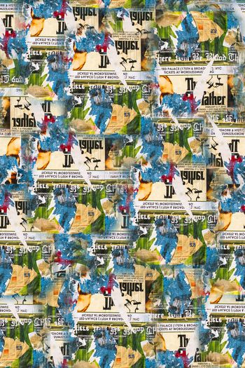 报纸印花华亿平台图片