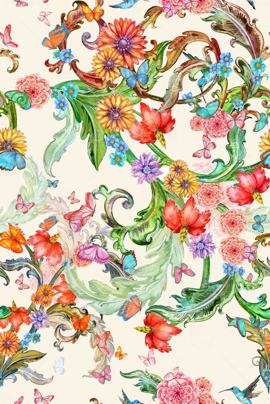 手绘印花华亿平台图片