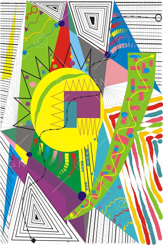 色块印花华亿平台图片