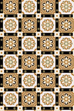 工笔画印花华亿平台图片