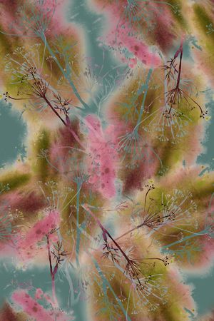 手绘印花华亿平台图片