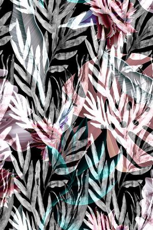 手绘印花华亿平台图片