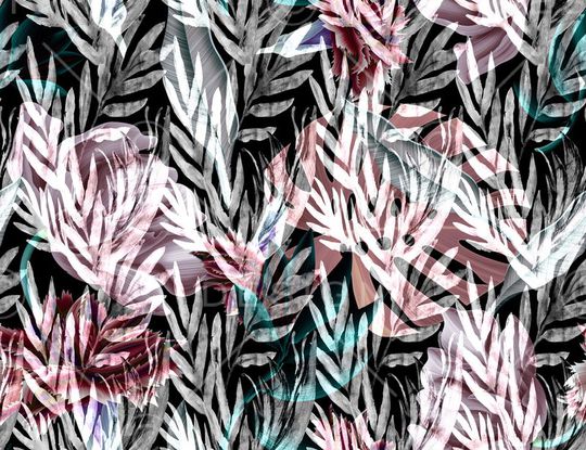 手绘印花华亿平台图片