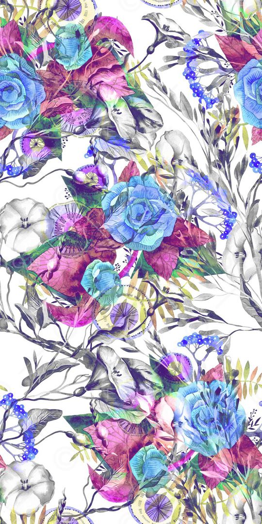 手绘印花华亿平台图片