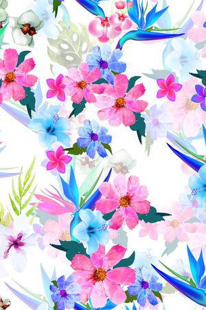 兰花印花华亿平台图片