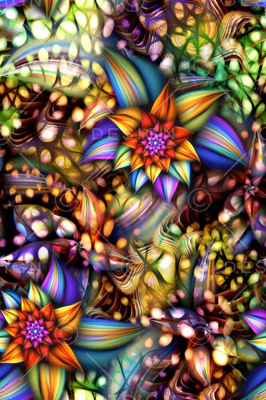 抽象印花华亿平台图片