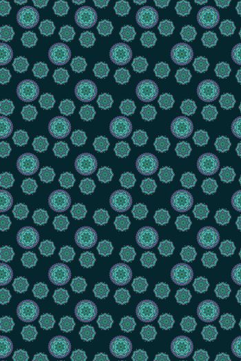 曼陀罗印花华亿平台图片