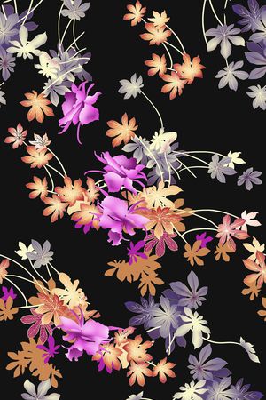 乱花印花华亿平台图片