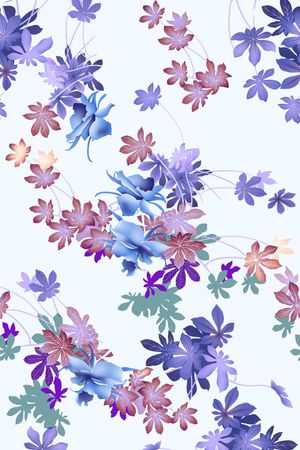 乱花印花华亿平台图片