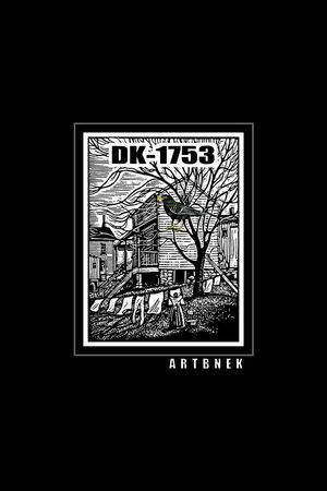 复古房子印花华亿平台图片