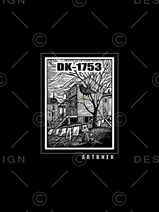 复古房子印花华亿平台图片