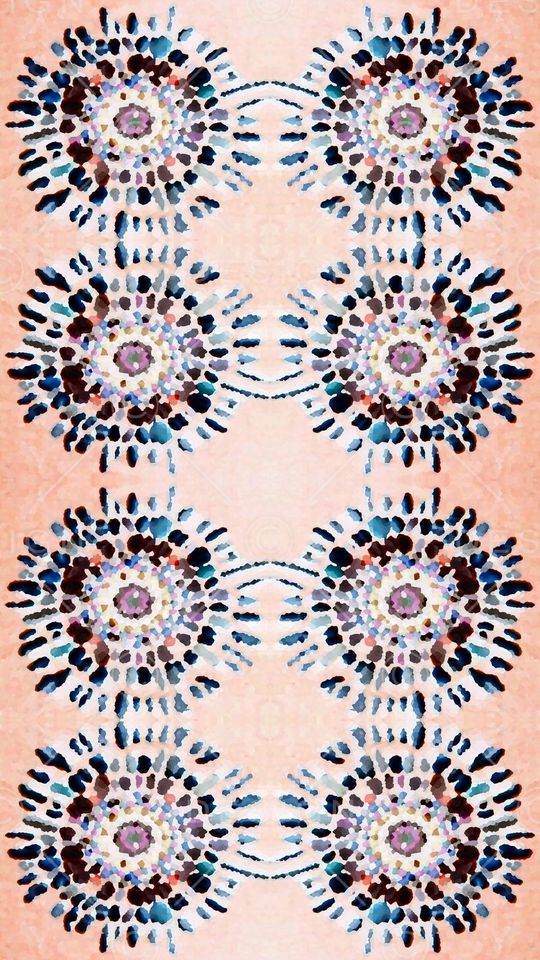 圆圈组合印花华亿平台图片