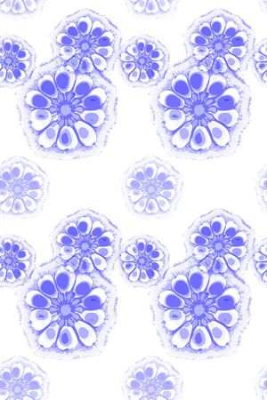 风格化花卉印花华亿平台图片