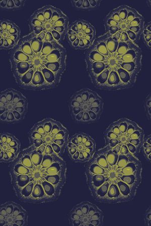 风格化花卉印花华亿平台图片