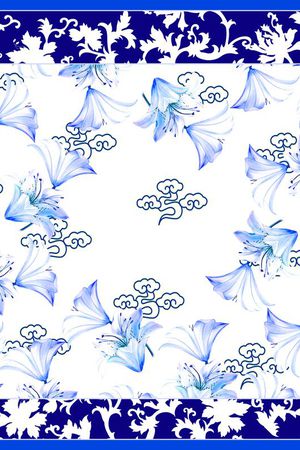 方巾印花华亿平台图片