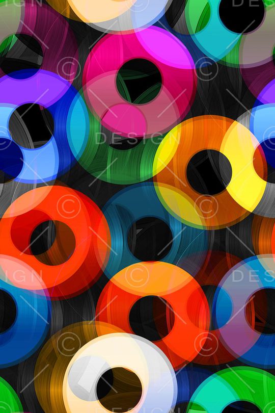 绚丽色彩印花华亿平台图片