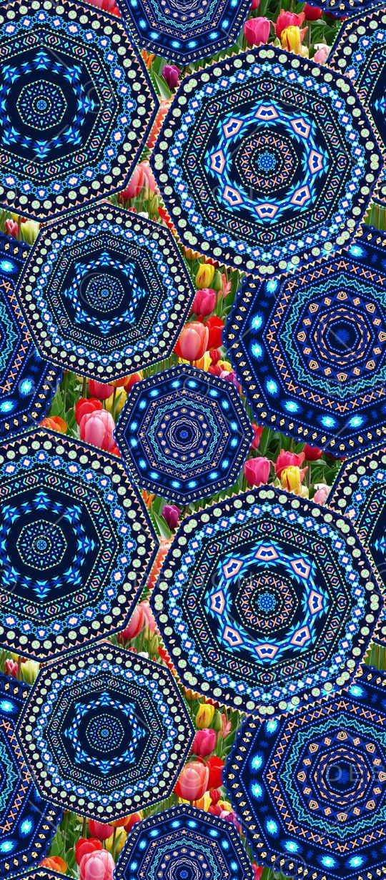 郁金香印花华亿平台图片