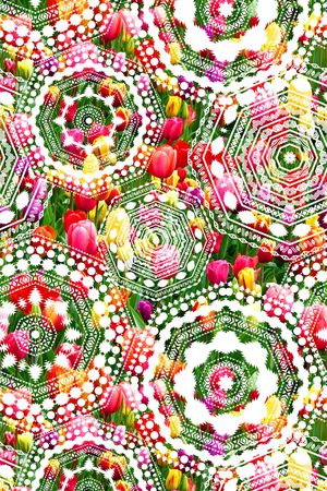 郁金香印花华亿平台图片