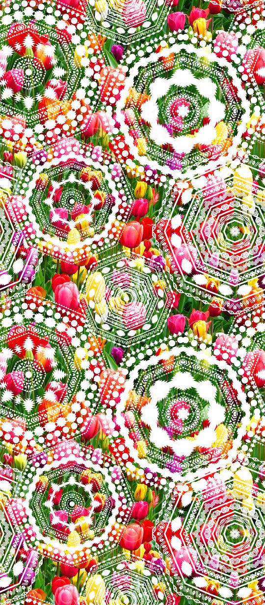 郁金香印花华亿平台图片