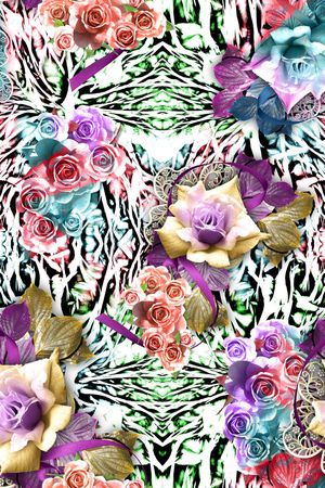 MAX-女装花卉印花华亿平台图片