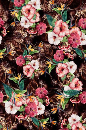 花朵印花华亿平台图片