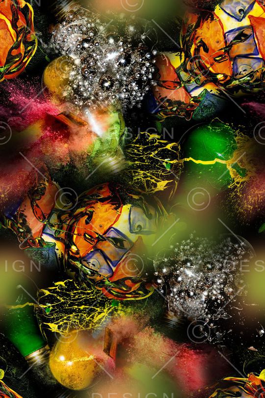 抽象印花华亿平台图片