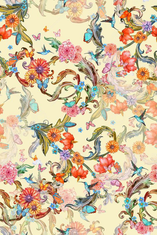 花朵印花华亿平台图片