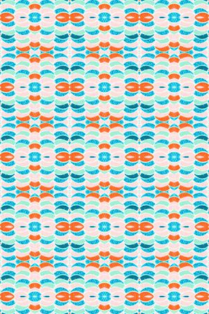 抽象时尚印花华亿平台图片