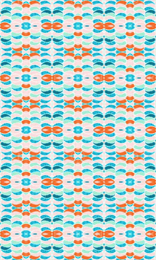 抽象时尚印花华亿平台图片