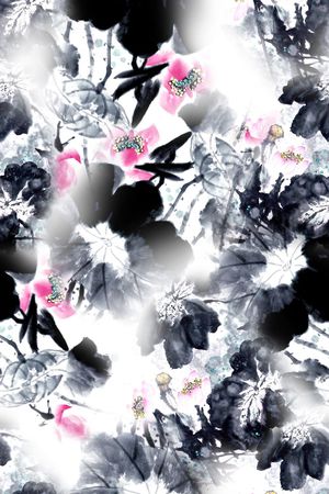 中国风印花华亿平台图片