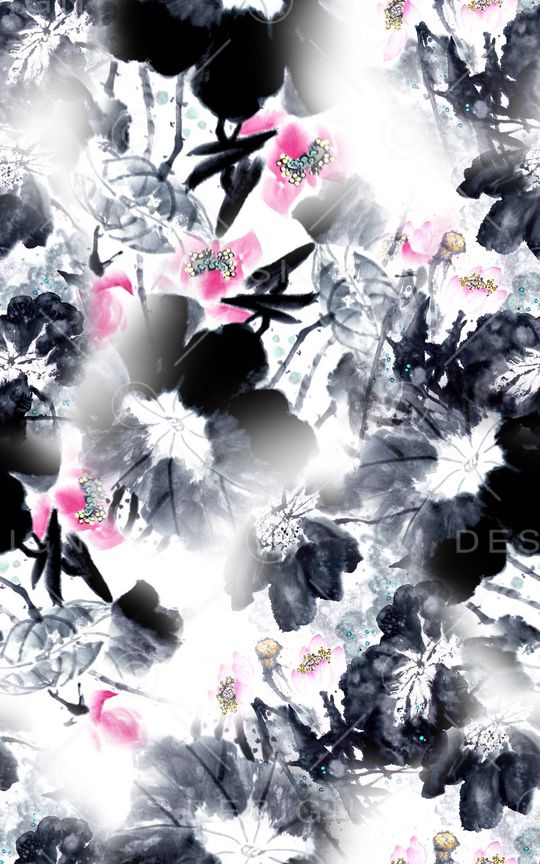 中国风印花华亿平台图片