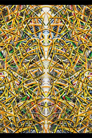 抽象印花华亿平台图片