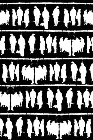 黑白印花华亿平台图片