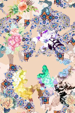 MAX-女装花卉印花华亿平台图片