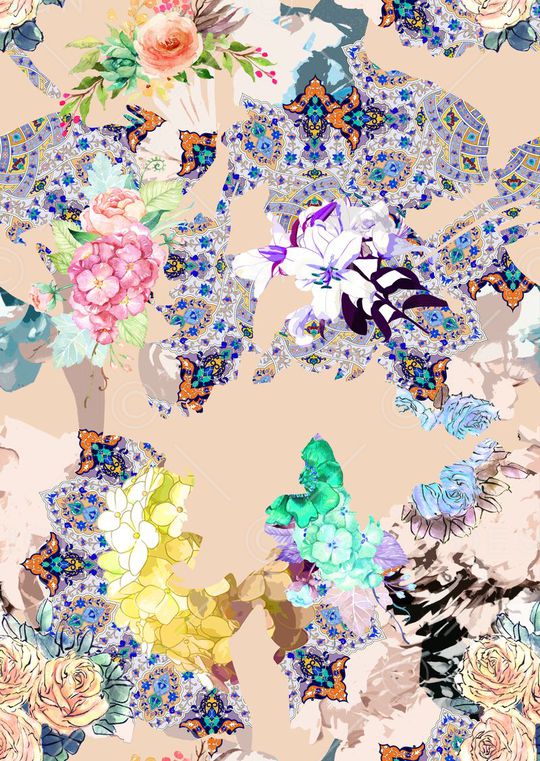 MAX-女装花卉印花华亿平台图片