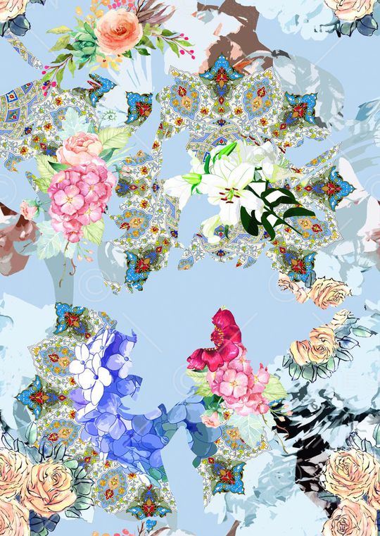 MAX-女装花卉印花华亿平台图片