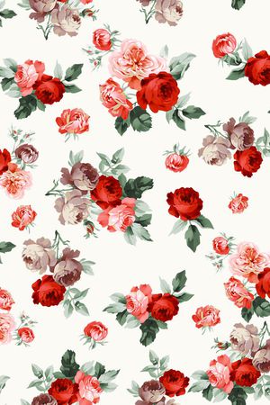 玫瑰印花华亿平台图片