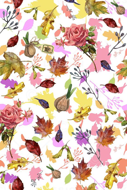 植物纹印花华亿平台图片