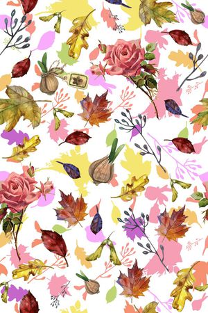 植物纹印花华亿平台图片