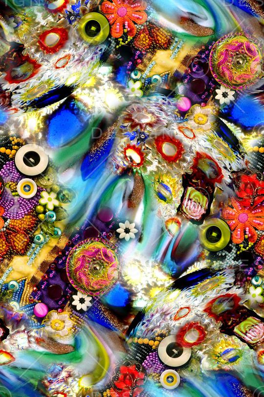 抽象印花华亿平台图片