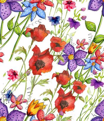 碎花印花华亿平台图片