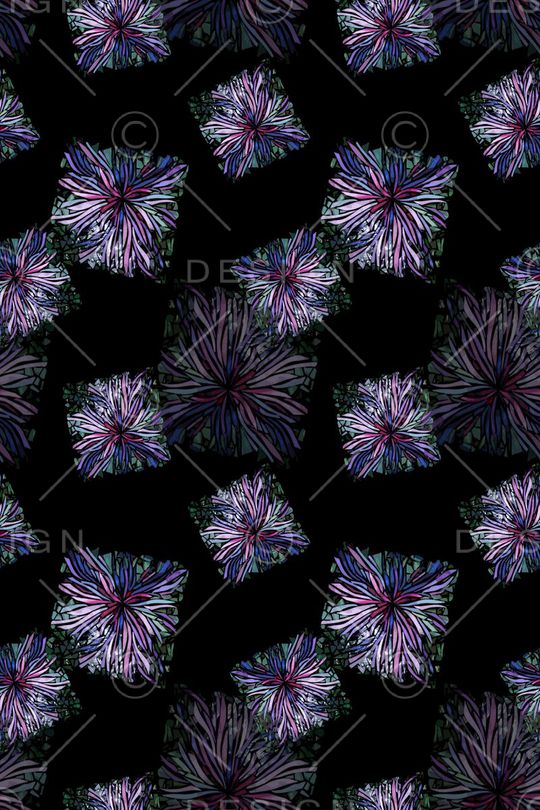 青蓝雅韵系列印花华亿平台图片