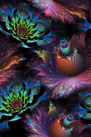 迷彩花卉印花华亿平台图片