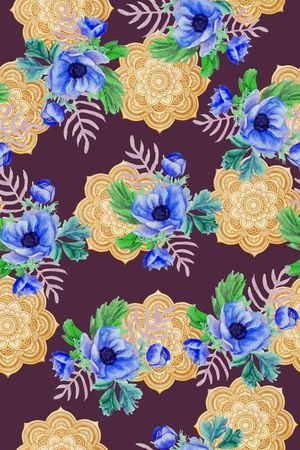 民族风印花华亿平台图片