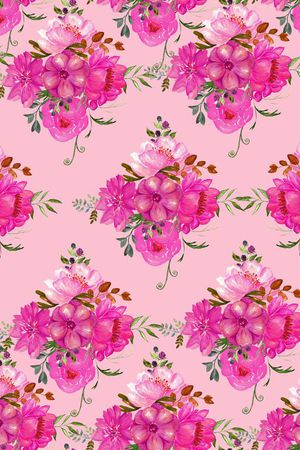 牡丹印花华亿平台图片