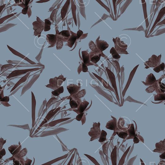 水仙花印花华亿平台图片