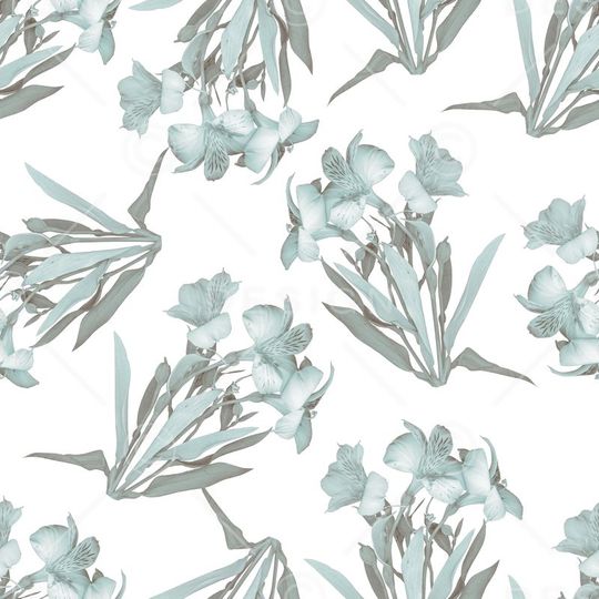 水仙花印花华亿平台图片