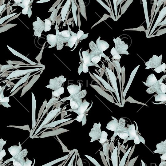 水仙花印花华亿平台图片