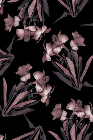 水仙花印花华亿平台图片