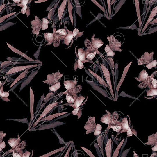 水仙花印花华亿平台图片